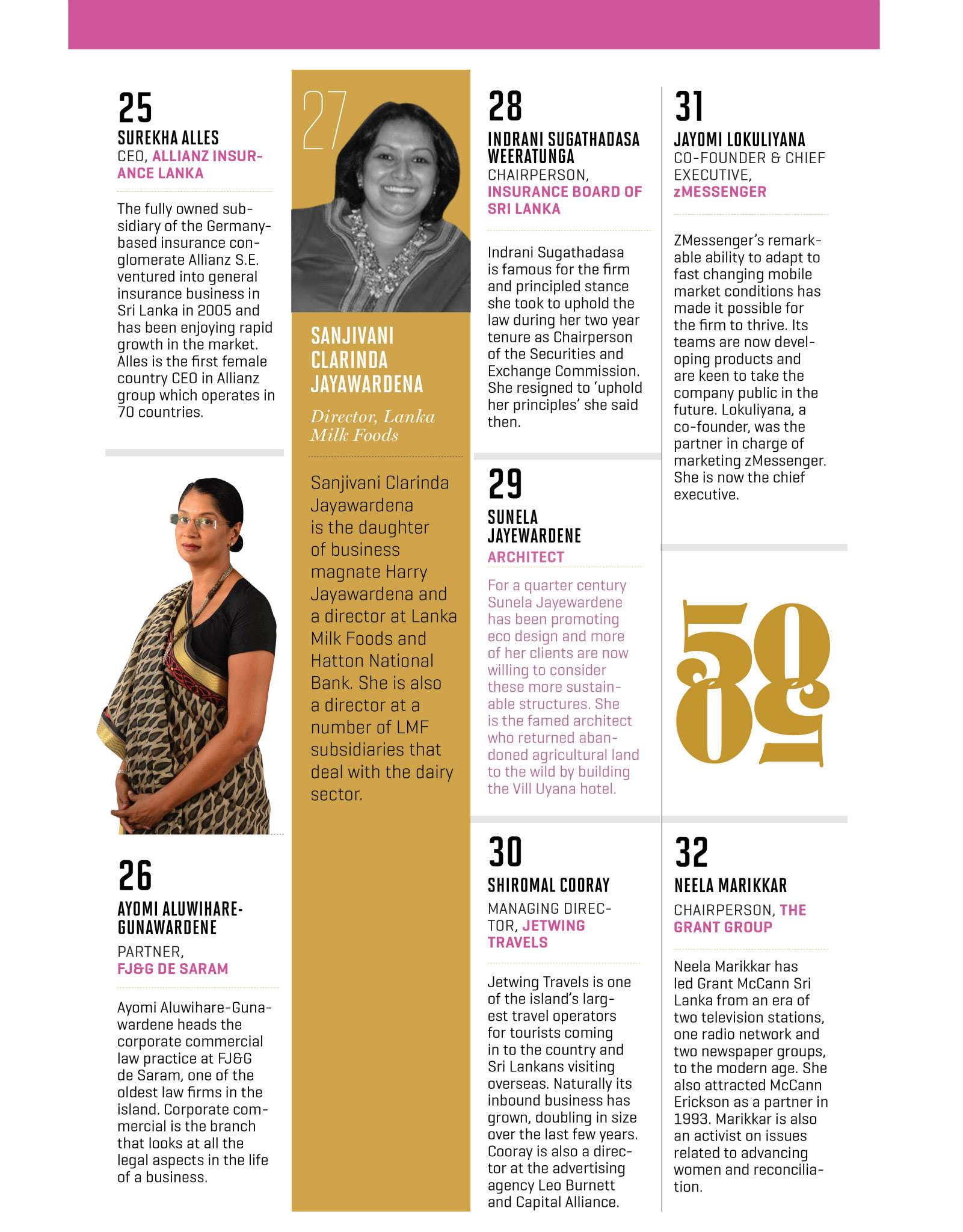 Echelon Magazine’s 50 Most Powerful Women in Business