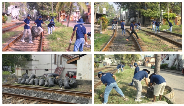 Slave Island Rail Reservation Clean-up